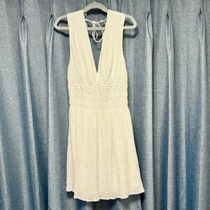 Abercrombie White Sleeveless Sun Dress Size XXS
